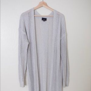 Long Gray Cardigan